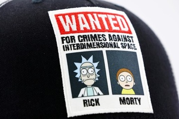 Czapka z daszkiem męska trucker Rick and Morty Haft WANTED rozm. 55-60 reg