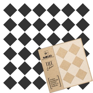 SZABLON MALARSKI do kafelków płytek CARREAU 60x60