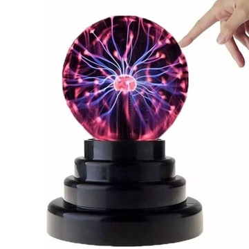 MAGICZNA KULA LAMPA PLAZMOWA SZKLANA LAMPKA EDUKACYJNA PREZENT