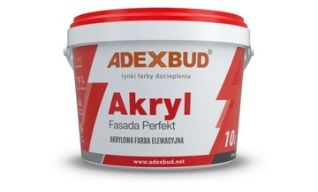 Farba fasadowa akrylowa biała 10L Fasada Perfekt