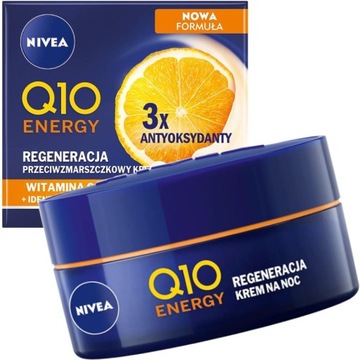 NIVEA Q10 KREM PRZECIWZMARSZCZOKOM ENERGY na noc