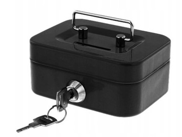 МЕТАЛЛИЧЕСКАЯ ДЕНЕЖНАЯ КОРОБКА СЕЙФ КЛЮЧ-КОПИЛКА