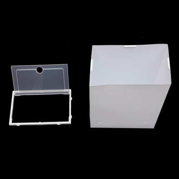 20 ШТ. ПЛАСТИКОВАЯ ПРОЗРАЧНАЯ КОРОБКА ДЛЯ ОБУВИ СКЛАДНАЯ КОРОБКА ДЛЯ ОБУВИ