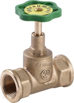 Zawór grzybkowy Schlosser 3/4'' mosiężny przelotowy