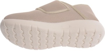 Туфли ЖЕНСКИЕ БОЛЬШОЙ ШИРИНЫ НА ЛИПУЧКЕ, бежевые 38