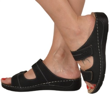 КОЖАНЫЕ ТАПОЧКИ ИЗ ПОРОНА, ОЧЕНЬ ЛЕГКИЕ, НА ТЕЛЕЖКЕ С ЛИПУЧКОЙ