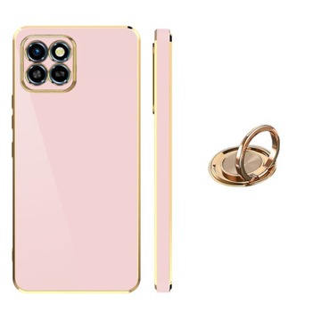 ЧЕХОЛ-ПОДСТАВКА GLAMOUR + КОЛЬЦО ДЛЯ INFINIX SMART 6 HD