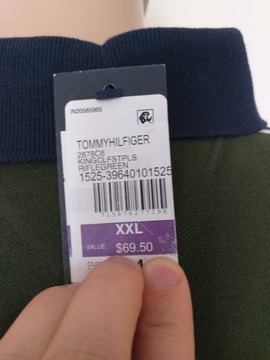 TOMMY HILFIGER KOSZULKA POLO LONG SLEEVE MĘSKA XXL