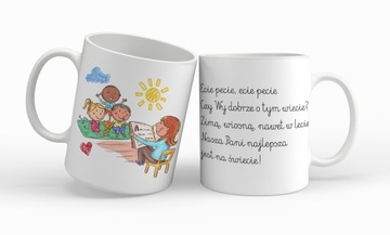 Kubek na dzień nauczyciela DLA PANI prezent NAJLEPSZA PANI NA ŚWIECIE