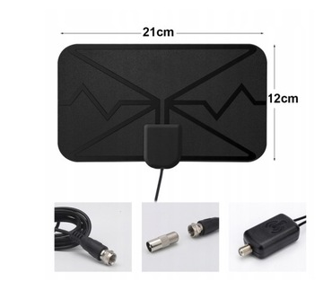 САМАЯ МОЩНАЯ КОМНАТНАЯ ТЕЛЕВИЗИОННАЯ АНТЕННА DVB-T2 MUX8 FM 4K