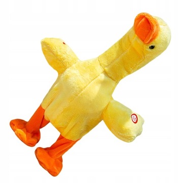 1 шт. плюшевая электрическая прогулочная утка для