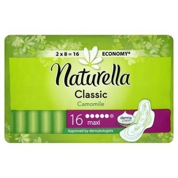 NATURELLA CLASSIC MAXI CAMOMILE PODPASKI X16