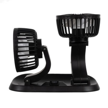 Автомобильный вентилятор ветряная мельница 24 В вращающийся двойной для автомобиля мощный на 360°