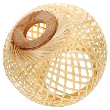 Klosz dekoracyjny do domu Klosz do salonu BOHO DECOR Klosz bambusowy
