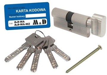 Wkładka z atestem do drzwi 35g/40 M&D z gałką