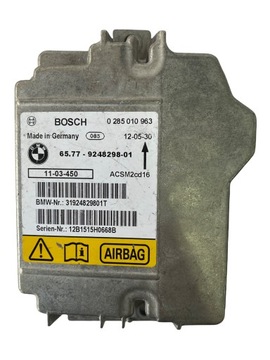 Moduł Sterownik Czujnik Airbag BMW E88 E93 9248298