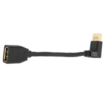 Удлинительный кабель Displayport DP1.4, версия 90 градусов