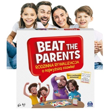 Gra Rodzinna PLANSZOWA Beat The Parents dla DZIECI Relaksująca Rozgrywka