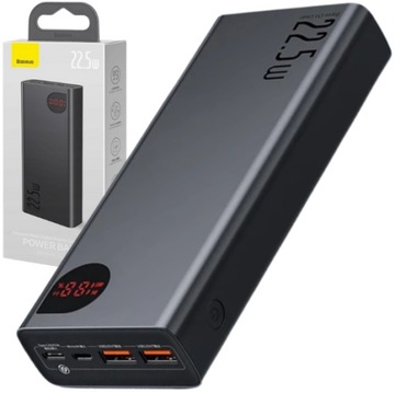 Powerbank Baseus Adaman Metal, 20000мАч, 2xUSB, USB-C, Lightning, microUSB