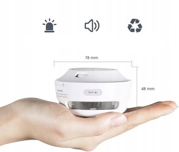 ДАТЧИК ПОЖАРНОЙ ДЫМОВОЙ СИГНАЛИЗАЦИИ X-SENSE XS01-W 2 шт.