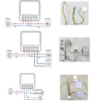 Tuya Smart Switch WiFi модуль 16А, таймер