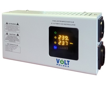 STABILIZATOR AGREGAT NAPIĘCIA AVR 1000VA 1000 8% SLIM WISZĄCY VOLT POLSKA