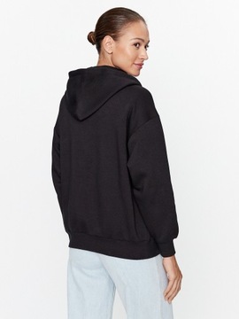 Champion Bluza Hooded Half Zip Sweatshirt 116581 Czarny Oversize