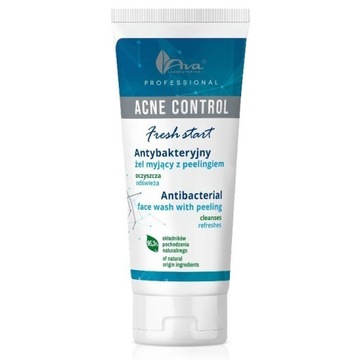 AVA - Acne Control - Antybakteryjny żel myjąc z peelingiem 200 ml