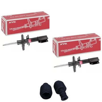 2× KYB 339797 TLUMIČ + MAXGEAR 72-3656 KRYT / PÍST VZDUCH
