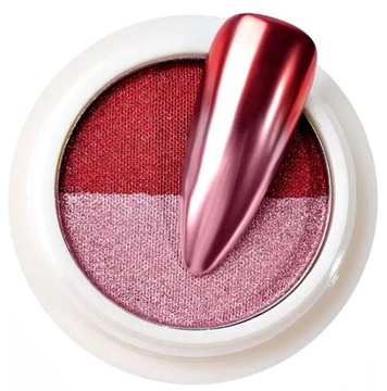 Pyłek Efekt Lustra Chromu Mirror Effect Tafla