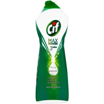 Cif Max Power Spring Mleczko z wybielaczem 1001g