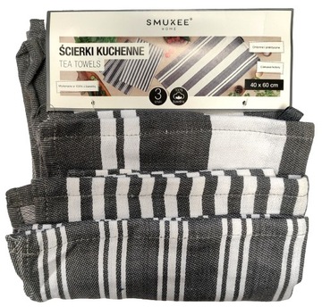 КУХОННЫЕ ТКАНИ ХЛОПОК SMUKE 40Х60СМ 3 ШТ.