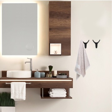 НАСТЕННЫЕ ВЕШАЛКИ В СТИЛЕ КОРОВЬИХ РОГ 2 ШТ. (РАЗМЕР: БОЛЬШОЙ)