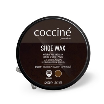 KLASYCZNA PASTA DO BUTÓW BRĄZOWA - COCCINE SHOE WAX