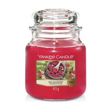 Red Raspberry Yankee Candle - średnia świeca