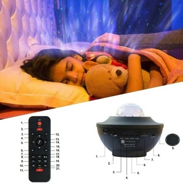Projektor Gwiazd Star LED - Lampka Nocna Prezent