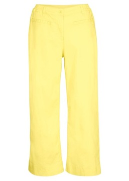 Z877 SPODNIE 7/8 LOOSE FIT JASNA LIMONKA R.46
