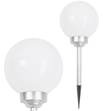 LAMPA OGRODOWA Solarna Kula Mleczna średnica 20 cm Saska Garden
