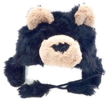 PRZYTULNA CZAPKA USZANKA ZWIERZĘCA MORDKA MIŚ NIEDŹWIEDŹ ZWIERZAK