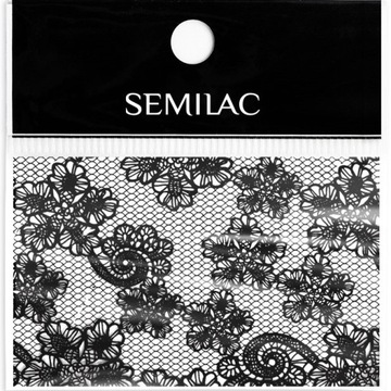 SEMILAC FOLIA TRANSFEROWA NA PAZNOKCIE KORONKA 24