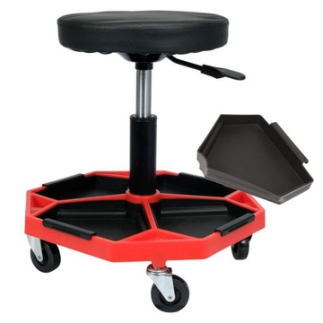 ТЕЛЕСКОПИЧЕСКОЕ СИДЕНИЕ YATO ДЛЯ МАСТЕРСКОЙ 410-550 мм YT-08793 ПОВОРОТНЫЙ СТУЛ