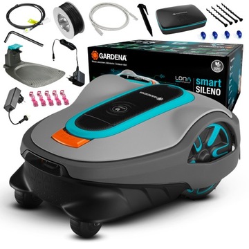 Robot koszący Gardena SILENO life 1000m2 - zestaw