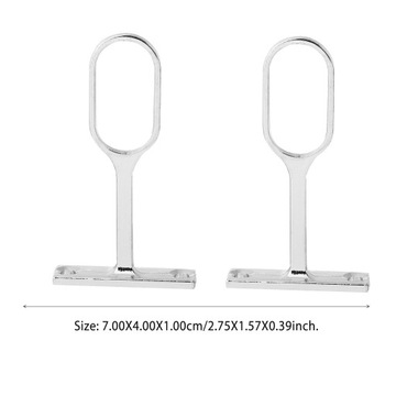 Опора для карниза Овальная опора для гардероба