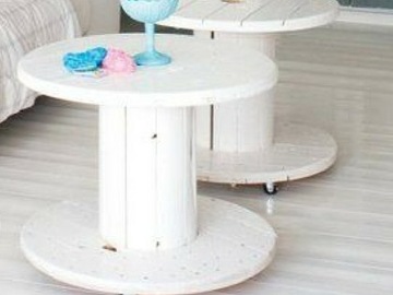 КАТУШКА ДЕРЕВЯННАЯ ФАНЕРА ДЛЯ КАБЕЛЯ 34х35 ВИТАЯ