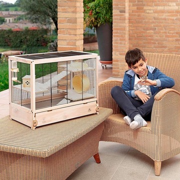ДЕРЕВЯННАЯ КЛЕТКА ДЛЯ ХОМЯКА FERPLAST HAMSTERVILLE