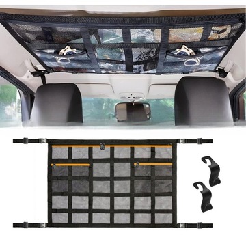 ORGANIZATOR DACHOWY Z KIESZENIAMI NA ZAMEK 90X65 CM