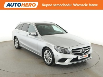 Mercedes Klasa C W205 Kombi Facelifting 2.0 220d 194KM 2018 Mercedes C 220 automat multibeam półskóra navi, zdjęcie 9