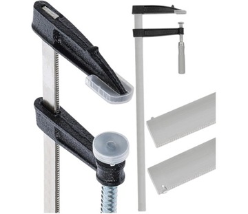 ŚCISK STOLARSKI ZACISK 600x120mm ZACISK TYPU F ŚRUBOWY