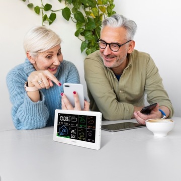 МЕТЕОСТАНЦИЯ METEO SP401 WIFI С ПРОГНОЗОМ ПОГОДЫ НА 4 ДНЯ