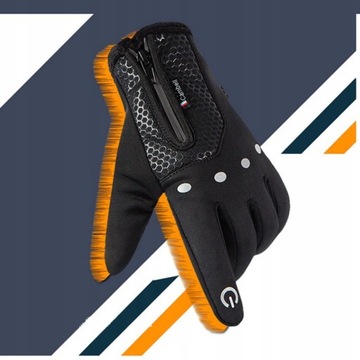 DOTYKOWE RĘKAWICZKI SPORTOWE WODOODPORNE RĘKAWICE ROWEROWE ZIMOWE + GRATIS